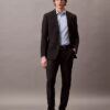 Elegantes, schmales Stretch-Hemd mit Knopfleiste Elegantes, schmales Stretch-Hemd mit Knopfleiste