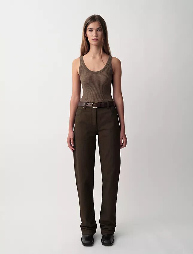 Ella-Oberteil mit Rippmuster Ella-Oberteil mit Rippmuster