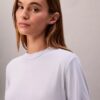Feinstrick-T-Shirt mit Stehkragen Feinstrick-T-Shirt mit Stehkragen