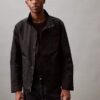 Feldjacke aus geknittertem Nylon