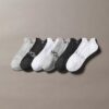 Flach gestrickte No-Show-Socken mit doppeltem Laschenband im 3er-Pack Flach gestrickte No-Show-Socken mit doppeltem Laschenband im 3er-Pack