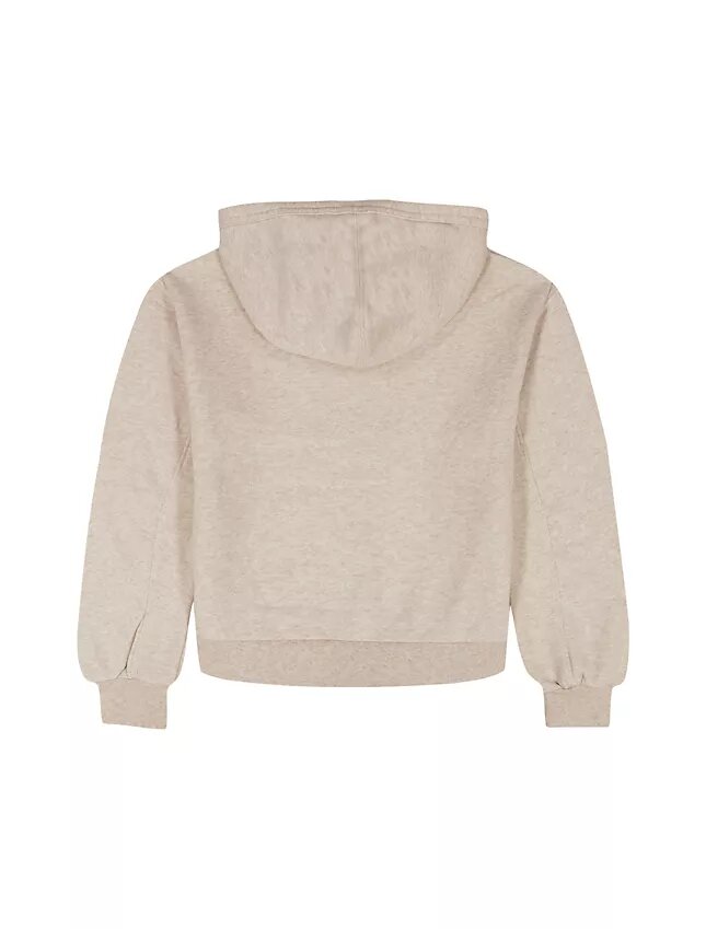 Fleece-Kapuzenpullover mit Reißverschluss für Mädchen Fleece-Kapuzenpullover mit Reißverschluss für Mädchen
