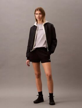 Fleece-Shorts mit Archiv-Logo