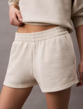 Fleece-Shorts mit Archiv-Logo