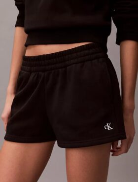 Fleece-Shorts mit Archiv-Logo