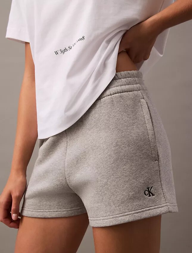 Fleece-Shorts mit Archiv-Logo Fleece-Shorts mit Archiv-Logo
