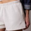 Fleece-Shorts mit Archiv-Logo Fleece-Shorts mit Archiv-Logo