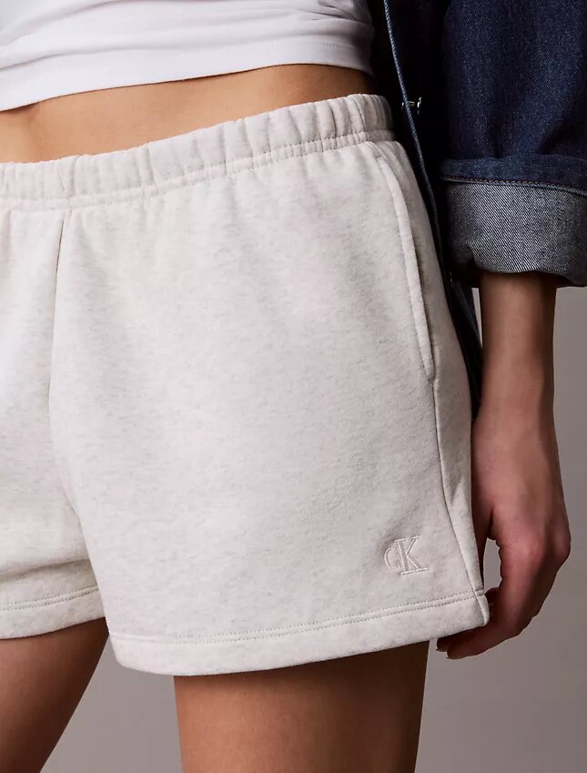 Fleece-Shorts mit Archiv-Logo Fleece-Shorts mit Archiv-Logo
