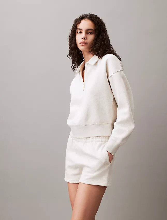 Fleece-Shorts mit Archiv-Logo Fleece-Shorts mit Archiv-Logo