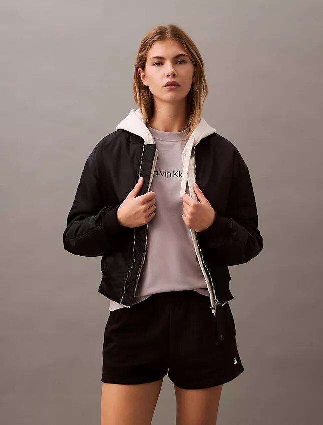 Fleece-Shorts mit Archiv-Logo Fleece-Shorts mit Archiv-Logo