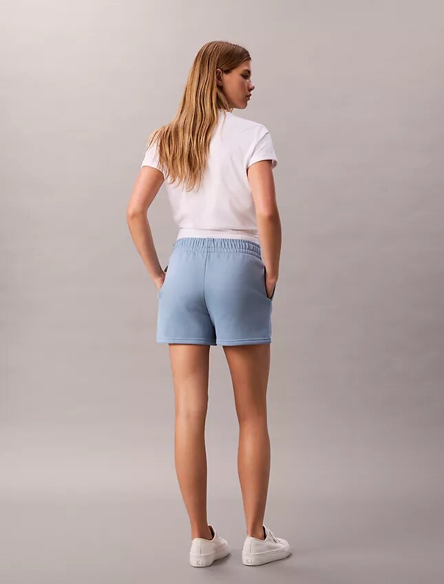 Fleece-Shorts mit Monogram Fleece-Shorts mit Monogram
