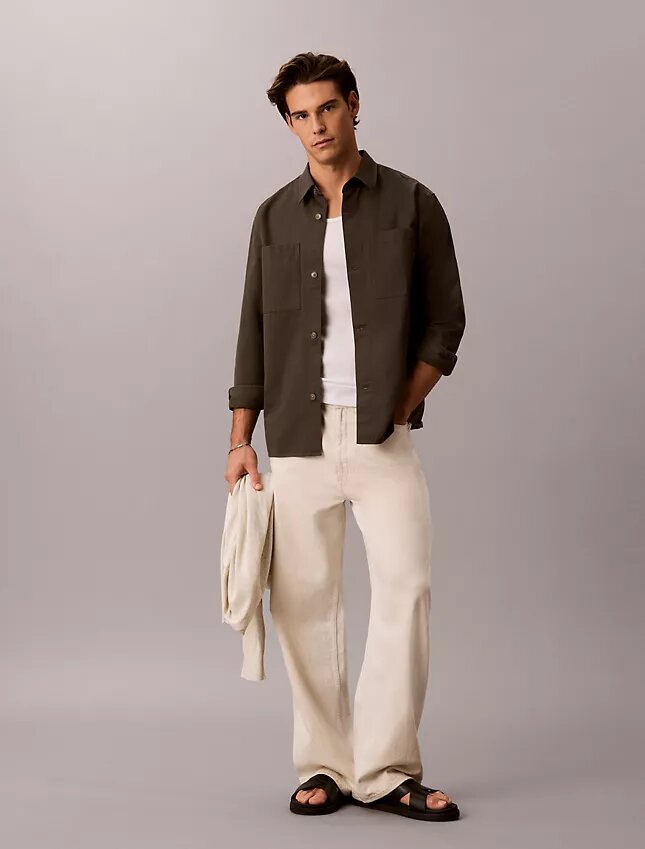 Garment-Washed-Twill-Overshirt Garment-Washed-Twill-Overshirt