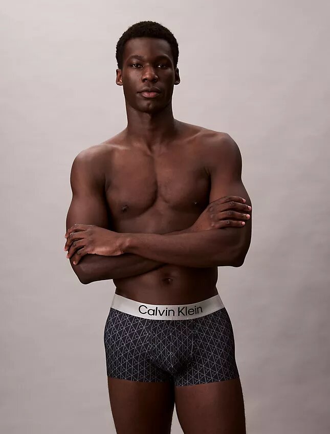 Gebürstete Mikrofaser-Stretch-Low Rise Trunk-Boxershorts Gebürstete Mikrofaser-Stretch-Low Rise Trunk-Boxershorts