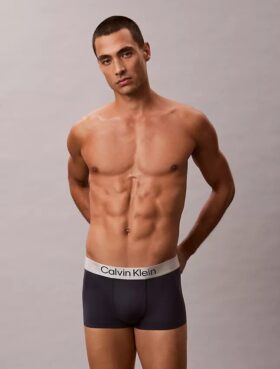 Gebürstete Mikrofaser-Stretch-Low Rise Trunk-Boxershorts