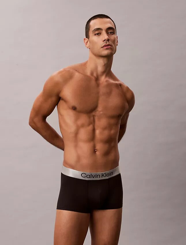 Gebürstete Mikrofaser-Stretch-Low Rise Trunk-Boxershorts Gebürstete Mikrofaser-Stretch-Low Rise Trunk-Boxershorts