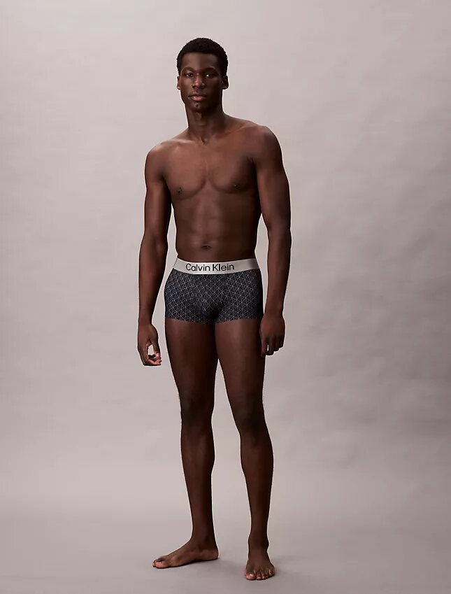 Gebürstete Mikrofaser-Stretch-Low Rise Trunk-Boxershorts Gebürstete Mikrofaser-Stretch-Low Rise Trunk-Boxershorts