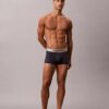 Gebürstete Mikrofaser-Stretch-Low Rise Trunk-Boxershorts Gebürstete Mikrofaser-Stretch-Low Rise Trunk-Boxershorts