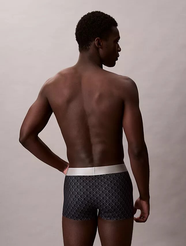 Gebürstete Mikrofaser-Stretch-Low Rise Trunk-Boxershorts Gebürstete Mikrofaser-Stretch-Low Rise Trunk-Boxershorts