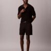 Gerade geschnittene Shorts aus Cotton Stretch Gerade geschnittene Shorts aus Cotton Stretch