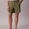 Gerade Seersucker-Shorts mit Gummizug, 18 cm Gerade Seersucker-Shorts mit Gummizug, 18 cm