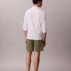 Gerade Seersucker-Shorts mit Gummizug, 18 cm Gerade Seersucker-Shorts mit Gummizug, 18 cm