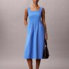 Gerafftes Midikleid Gerafftes Midikleid