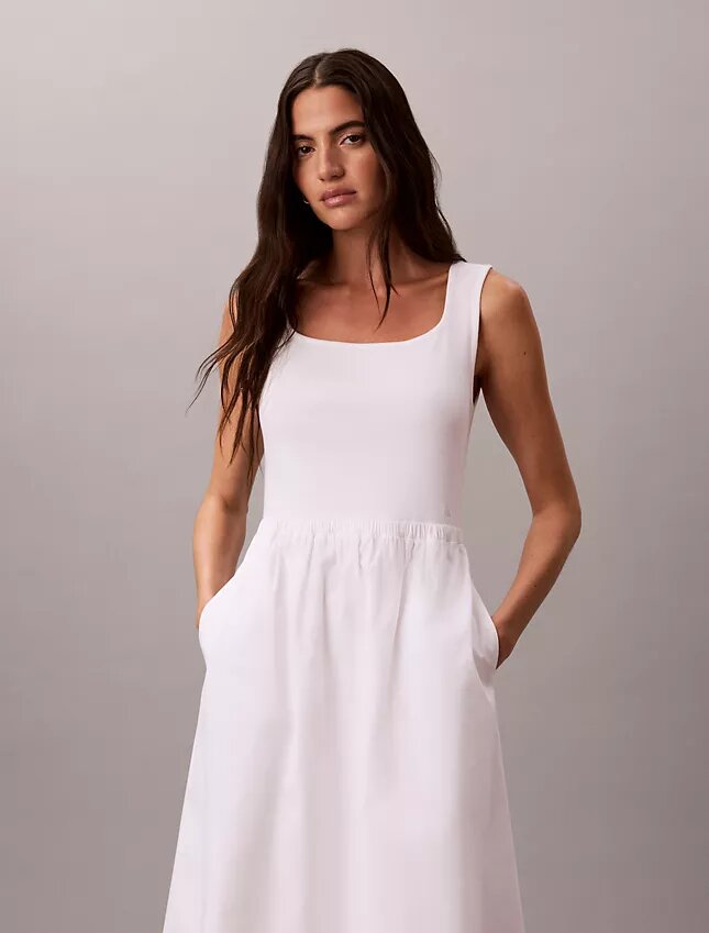 Gerafftes Midikleid Gerafftes Midikleid