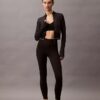 Gerippte, sportliche, kurze Jacke