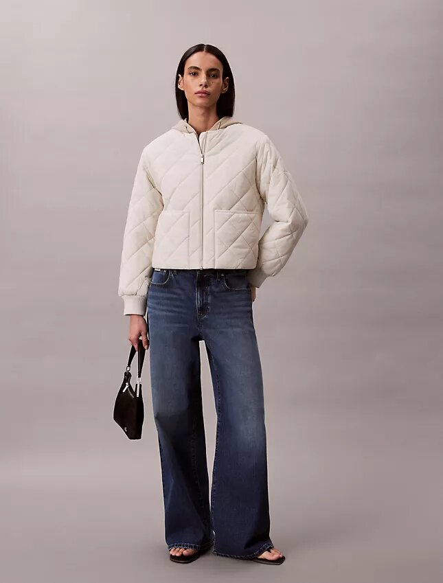 Gesteppte Nylonjacke Gesteppte Nylonjacke
