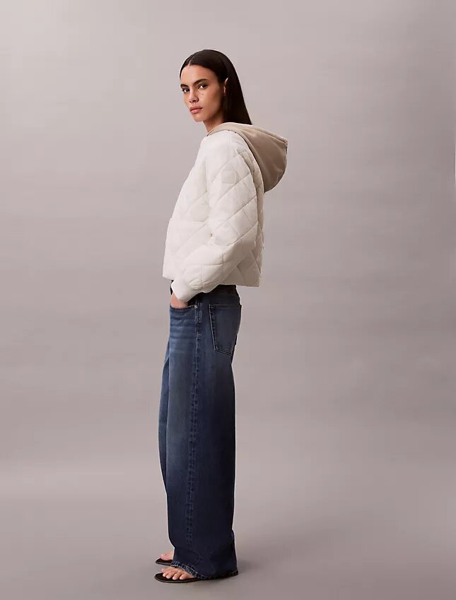 Gesteppte Nylonjacke Gesteppte Nylonjacke