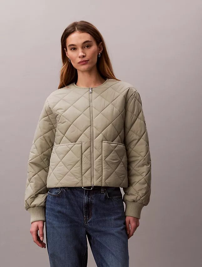 Gesteppte Nylonjacke Gesteppte Nylonjacke