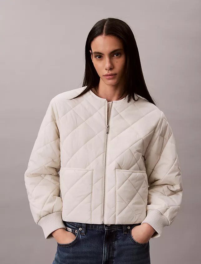 Gesteppte Nylonjacke Gesteppte Nylonjacke