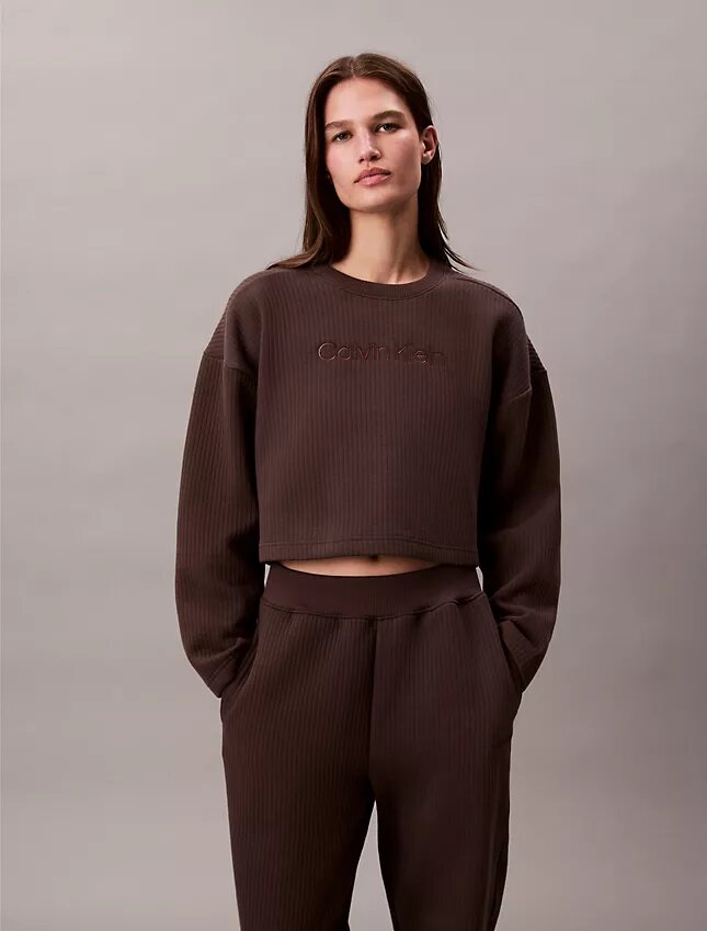 Gestepptes Fleece-Schlaf-Sweatshirt Gestepptes Fleece-Schlaf-Sweatshirt