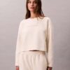 Gestepptes Fleece-Schlaf-Sweatshirt Gestepptes Fleece-Schlaf-Sweatshirt
