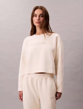 Gestepptes Fleece-Schlaf-Sweatshirt