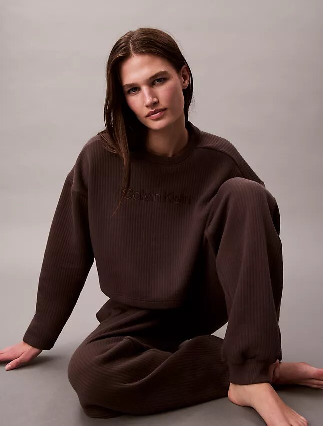 Gestepptes Fleece-Schlaf-Sweatshirt Gestepptes Fleece-Schlaf-Sweatshirt