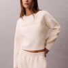 Gestepptes Fleece-Schlaf-Sweatshirt Gestepptes Fleece-Schlaf-Sweatshirt