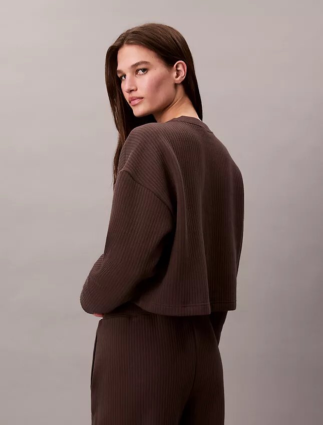 Gestepptes Fleece-Schlaf-Sweatshirt Gestepptes Fleece-Schlaf-Sweatshirt