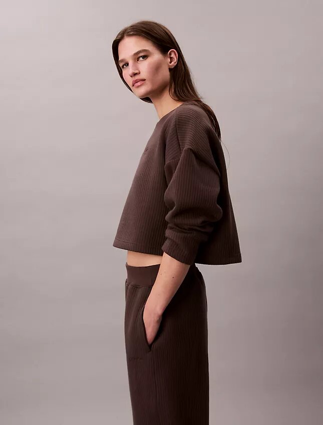 Gestepptes Fleece-Schlaf-Sweatshirt Gestepptes Fleece-Schlaf-Sweatshirt