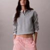 Gestreifte Shorts aus Baumwollpopeline