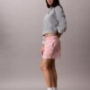 Gestreifte Shorts aus Baumwollpopeline