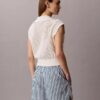 Gestreifte Shorts aus Baumwollpopeline