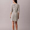 Gestreiftes Minikleid mit Rippbündchen Gestreiftes Minikleid mit Rippbündchen