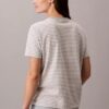 Gestreiftes T-Shirt mit CK-Logo Gestreiftes T-Shirt mit CK-Logo