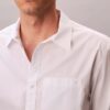 Gewaschenes Popeline-Hemd mit lockerer Passform und Button-Down-Kragen