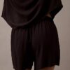 Gewebte Viskose-Schlafshorts Gewebte Viskose-Schlafshorts