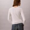 Gewebter, feingerippter, schmaler Cardigan von Monologo Gewebter, feingerippter, schmaler Cardigan von Monologo