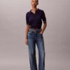 Gewebtes Monologo-Pullover-Poloshirt Gewebtes Monologo-Pullover-Poloshirt