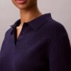 Gewebtes Monologo-Pullover-Poloshirt Gewebtes Monologo-Pullover-Poloshirt
