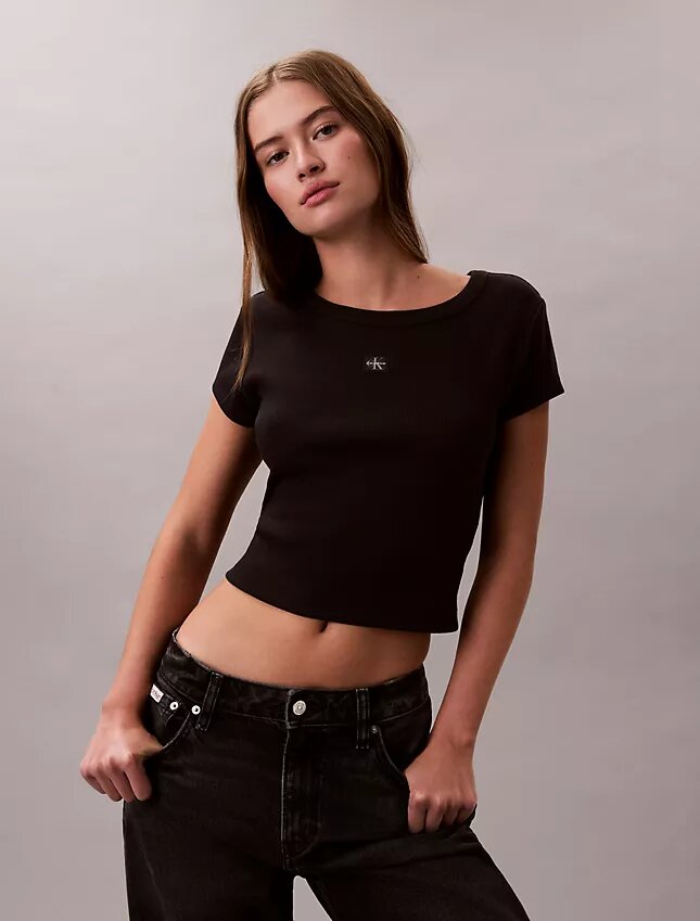 Gewebtes Monologo Slim T-Shirt Gewebtes Monologo Slim T-Shirt